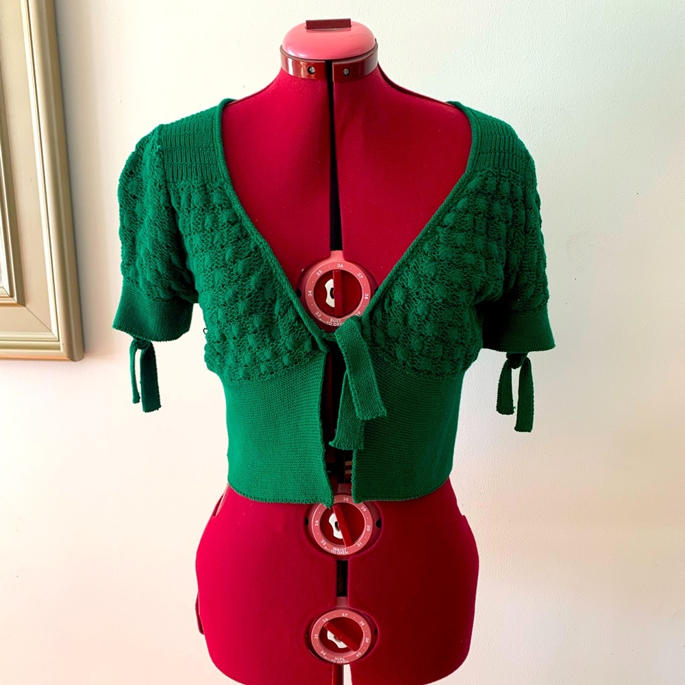 ANTHROPOLOGIE TIE FRONT CARDIGAN/SHRUG